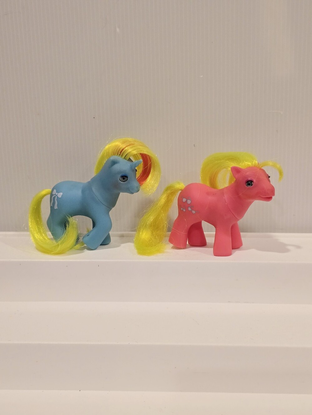 Vintage G1 My Little Pony Baby Beddy Bye Eyes Pony Set
